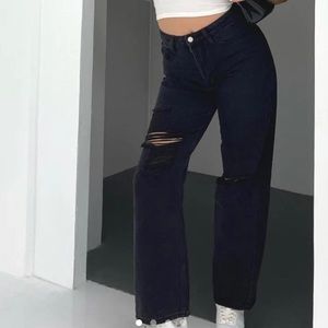 Black high waisted jean